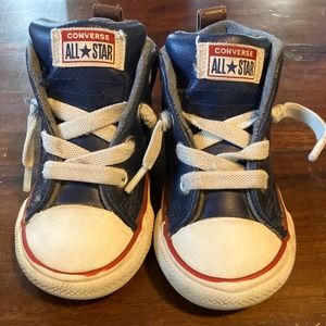 CONVERSE infant shoes! Leather! Size 5